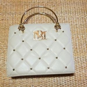 Badgley Mischka quilted mini bag